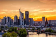 Foto von Frankfurter Skyline